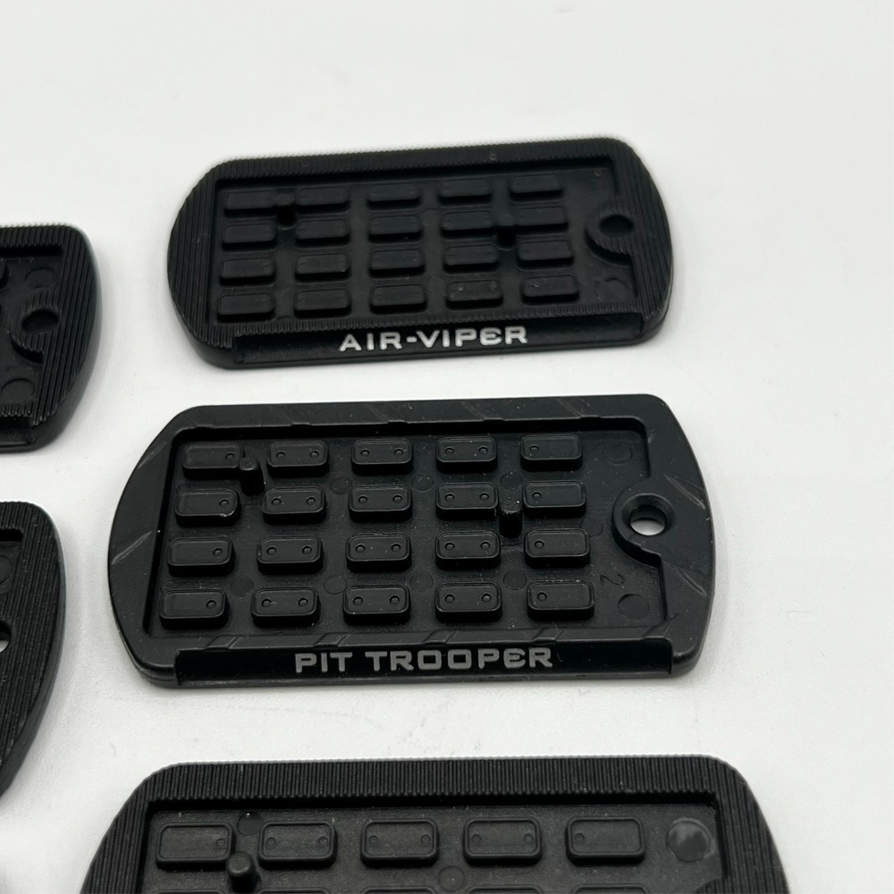 GI Joe COBRA Figure Dog Tag Display Stand Base x 8 Baroness COBRA EEL 2009 - Picture 6 of 7